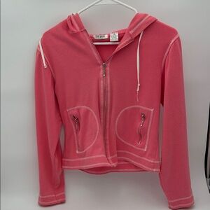 Chic Pink Women's Zip-Up Hoodie